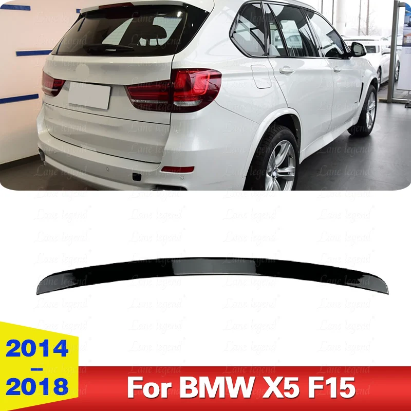 For BMW X5 X5M 2014-2018 28i 30d 35i xDrive M-Performance style New ABS Material Rear Spoiler Trunk Wing Exterior Accessories