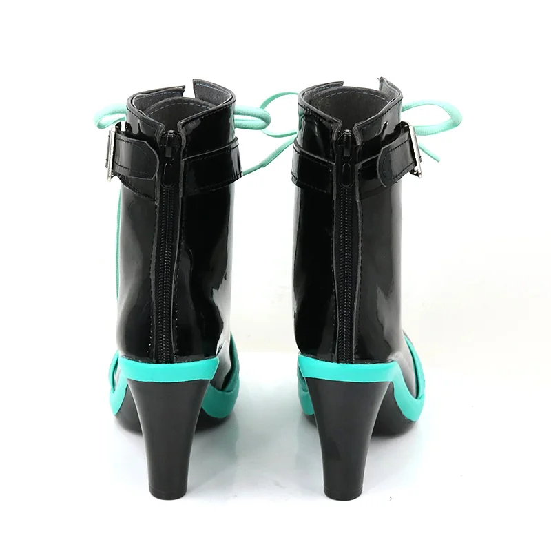 Miku – chaussures de Cosplay Anime pour femmes, bottes de jeu de rôle du 16e anniversaire, bottes de fête de carnaval d'halloween