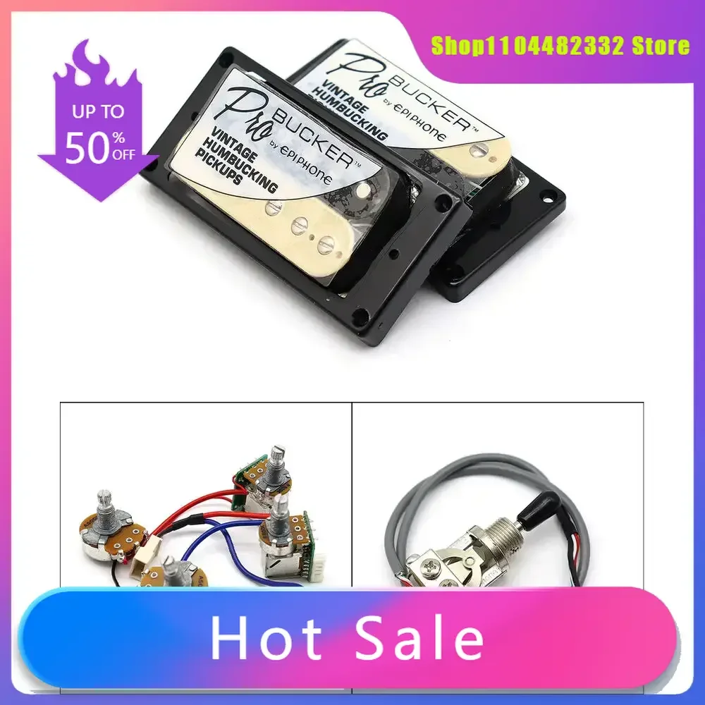 

ProBucker Guitar Pickup and Harness Set Zebra