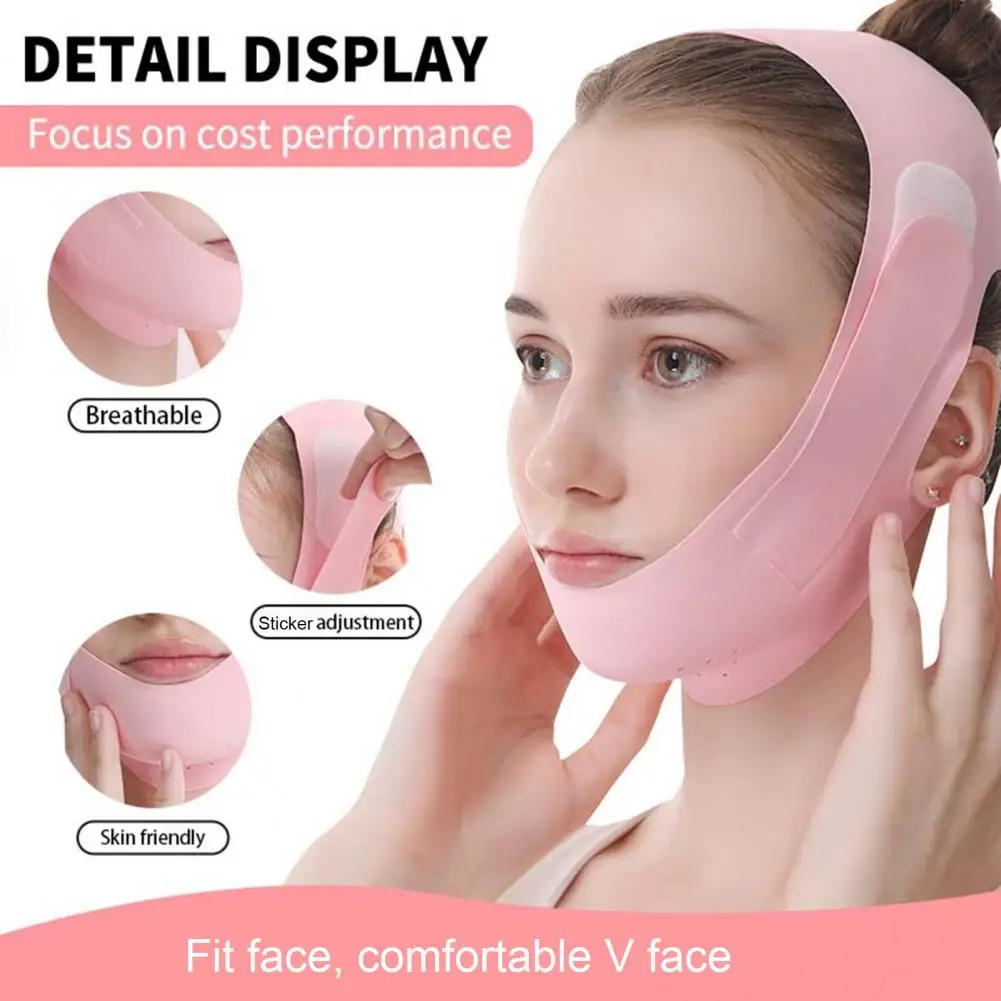 V Line Face Lifting Strap para Homens e Mulheres, Double Chin Eliminator, Facial Slimming Bandage, Skin Care Beauty Tool, Jawline Lift