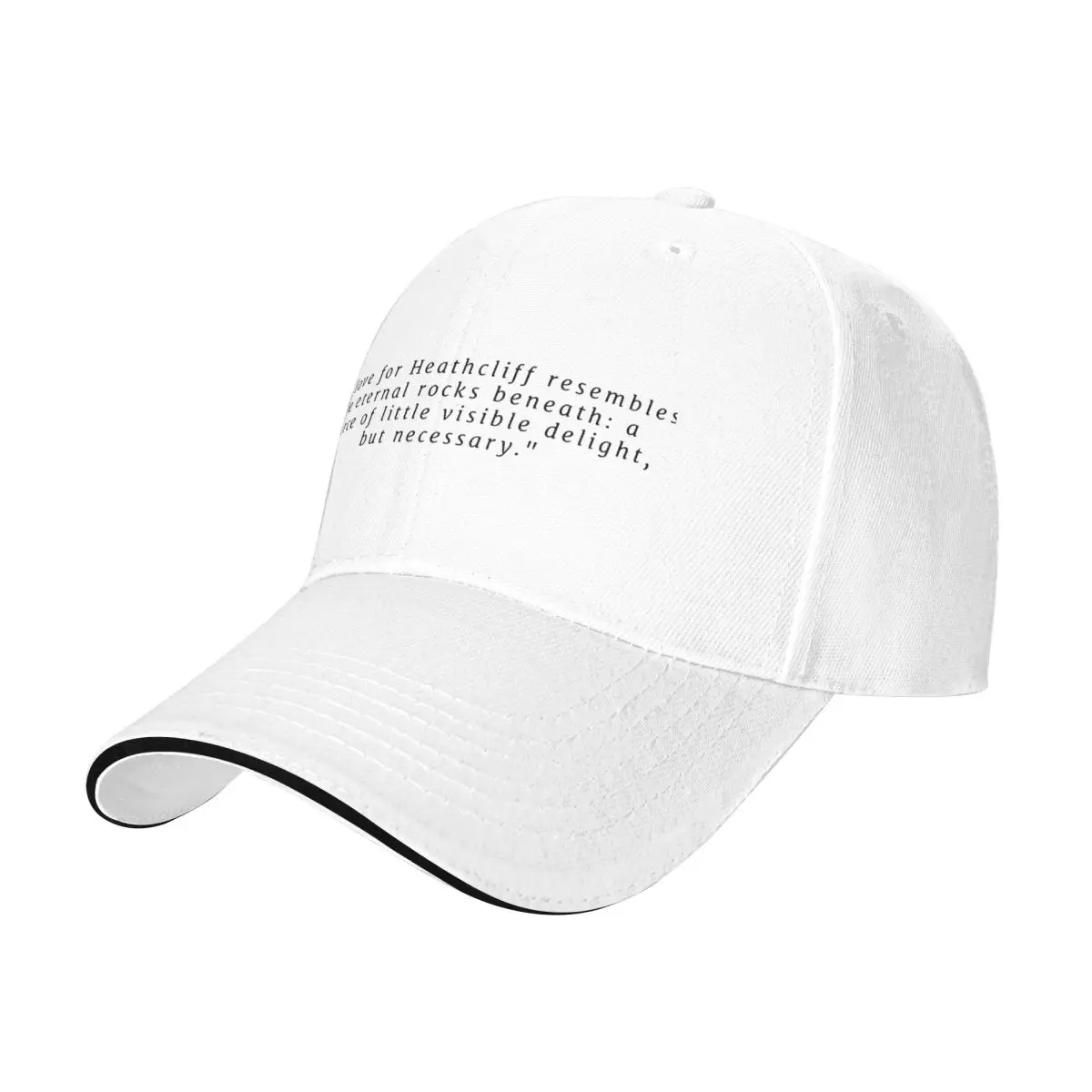 Gorras de Béisbol con Citas de la Película Wuthering Heights 2026, Heathcliff, Catherine, Romance Gótico, para Amantes de los Libros, Gorra para Mujer y Hombre, Gorras de Primavera