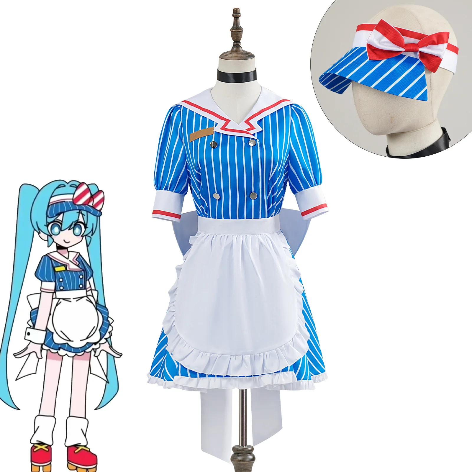 vocaloid-バーチャルシンガーコスプレ衣装アニメステージアイドル衣装サイバー未来的なパフォーマンススーツ女性用ハロウィンパーティー