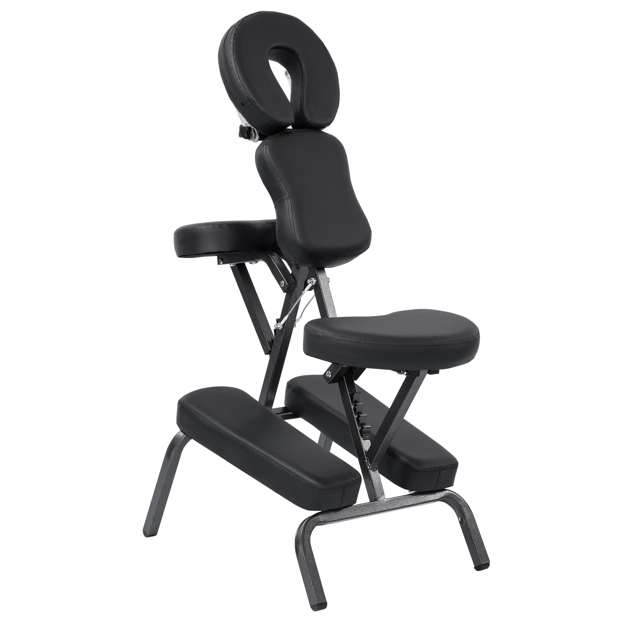 

Foldable Lightweight Tattoo Therapy Chair With AdjustableThick Sponge Face Cradle For Client Spa Salon Massage With Carrying Bag