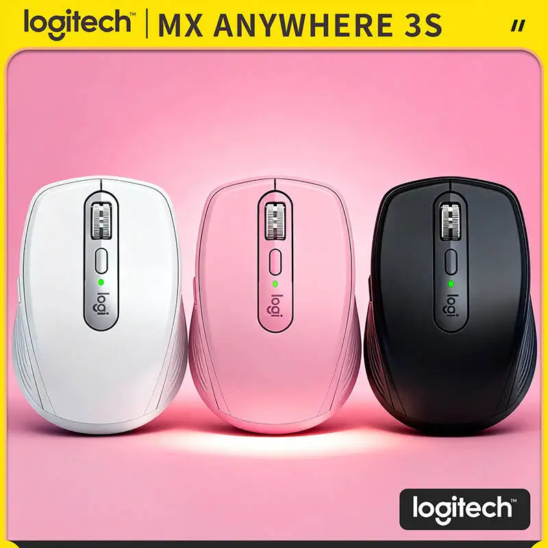 

Wireless MX Anywhere 3S - 8K DPI, MagSpeed Scroll, Anti-Slip Grip, Perfect for Creative Studio & Design Work