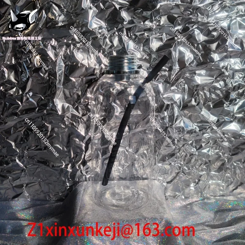 Transparent 1L Negative Pressure Bottle Breath Control Breath Accessories Metal Connector Gas Mask