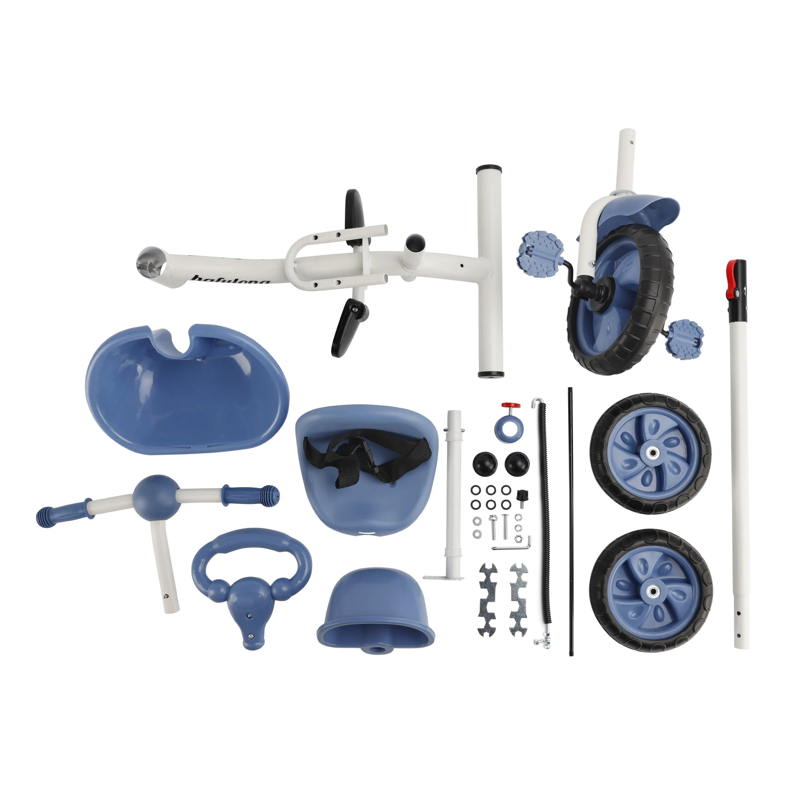 Artudatech Tricycle pour enfants en bas âge pour garçons et filles avec poignée poussoir Tricycle pour enfants