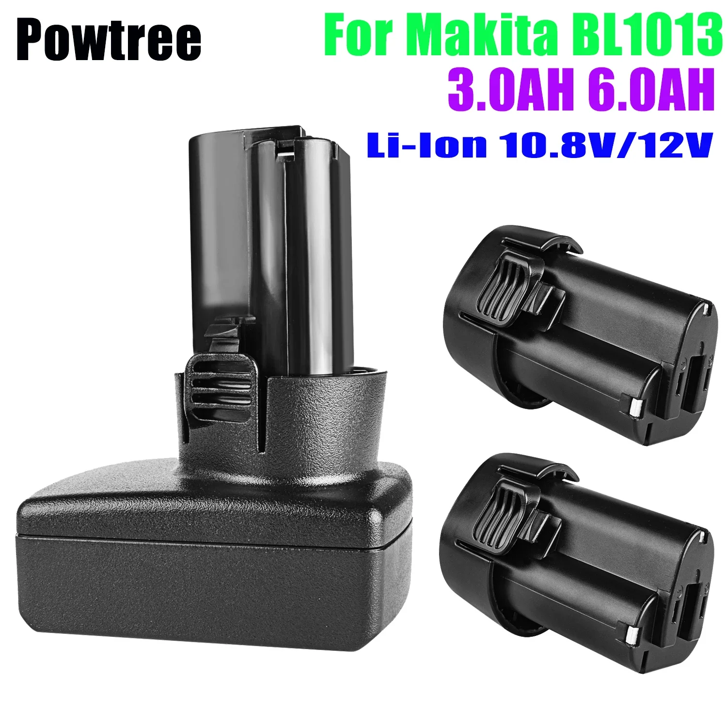 3.0Ah/6000mah 10.8V/12V BL1013 Rechargeable Li-ion Battery For Makita BL1013 BL1014 BL 1013 BL 1014 LCT203W 194550-6 194551-4