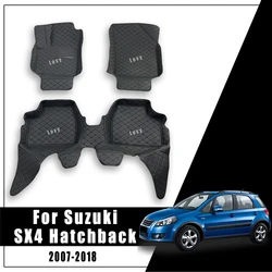 Carpets For Suzuki SX4 Hatchback 2018 2017 2016 2015 2014 2013 2012 2011 2010 2009 2008 2007 Car Floor Mats Interiors Styling