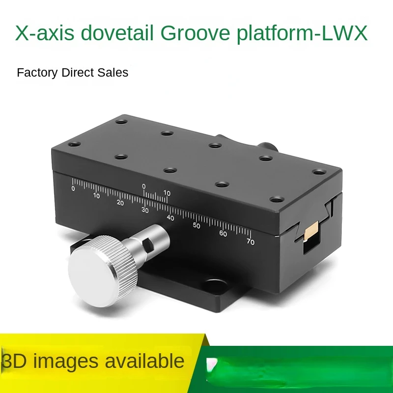 X-Axis Manual Displacement Platform Precision Rack Moving Dovetail Groove Sliding Table Lwx2542/4040/4060/4090