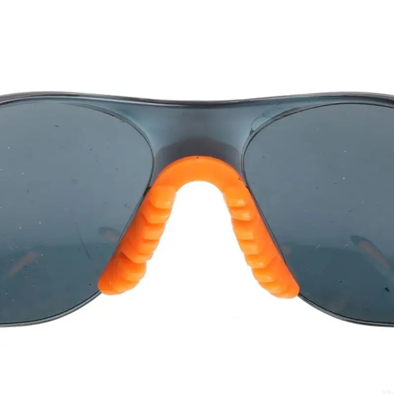 แว่นตานิรภัยป้องกันรอยขีดข่วนป้องกันกบเลนส์สีใสแว่นตานิรภัยสําหรับผู้หญิงผู้ชายทุกทิศทางตา