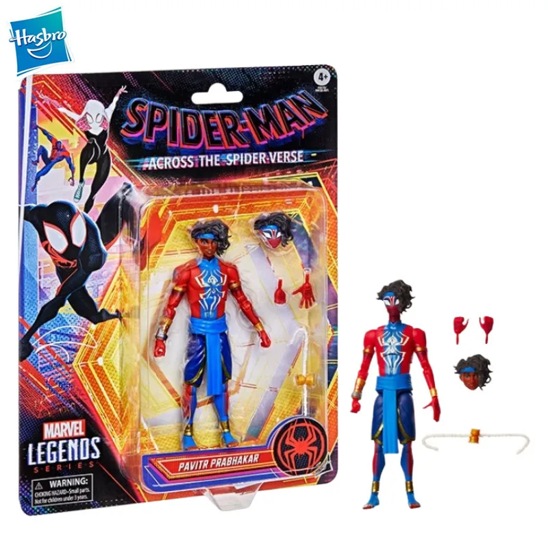 Genuíno hasbro marvel legends série spiderman 2099 através do universo peter parker pvc 15cm figura modelo brinquedo presente colecionáveis