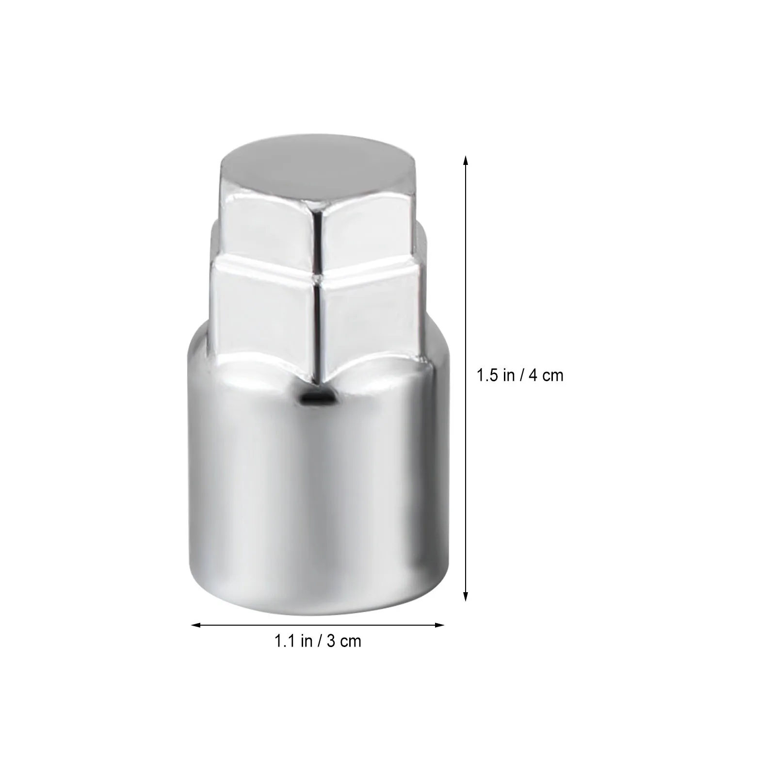 Wytrzymały zestaw 4 nakrętek zabezpieczających koła, antykradzieżowe części samochodowe, nakrętki blokujące z tuleją do kół pojazdów.