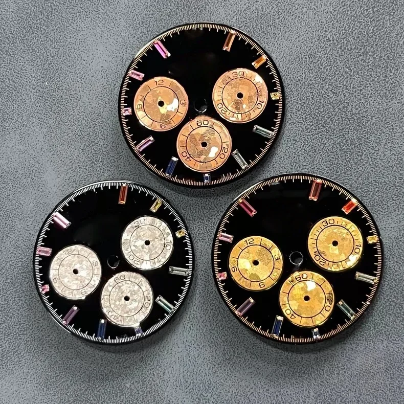 Customized Rainbow Watch Dial for RX Daytona 4130 4131 Movement