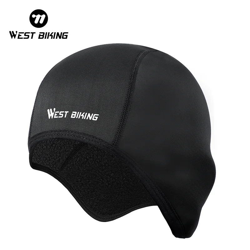 

Зимняя ветрозащитная велосипедная шапка WEST BIKING, теплая шапка для бега, лыжного спорта, велосипеда, мотоцикла, мужская и женская шапка для горных дорог, наушники, головной убор
