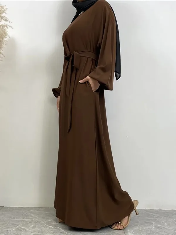 Middle East Fashion Muslim New Dress Arab Turkey Dubai Hot Selling Popular Elegant Women's Islamic Women's Robes