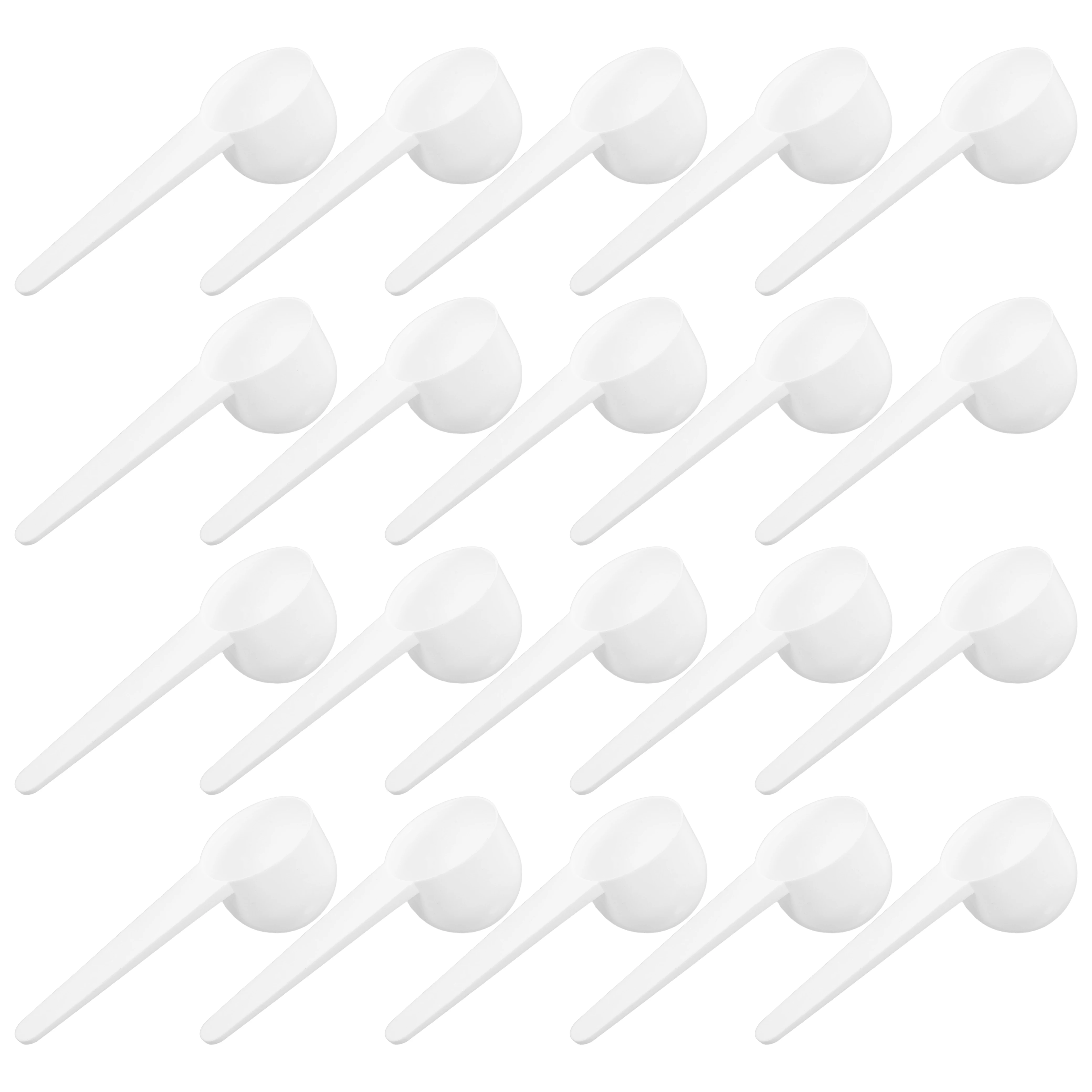 

100pcs Spoon 10g Capacity Protein Powder Spoon Formula Scoop Food Weighing Coffee Powder Milk Spoons Ergonomic