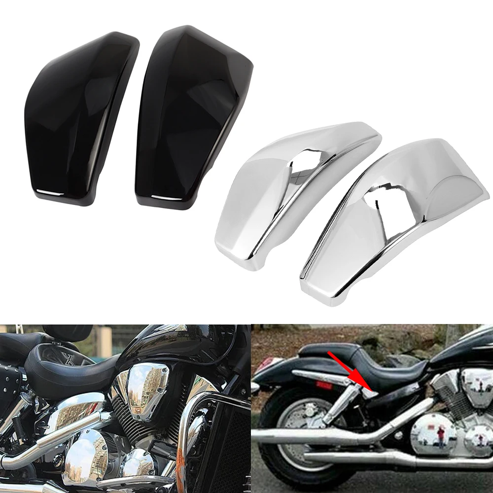 

Left + Right Motorcycle Battery Side Panel Cover Fairing Cowl ABS Plastic For Honda VTX1300 R/S/C/T Retro Spoke Custom Tourer