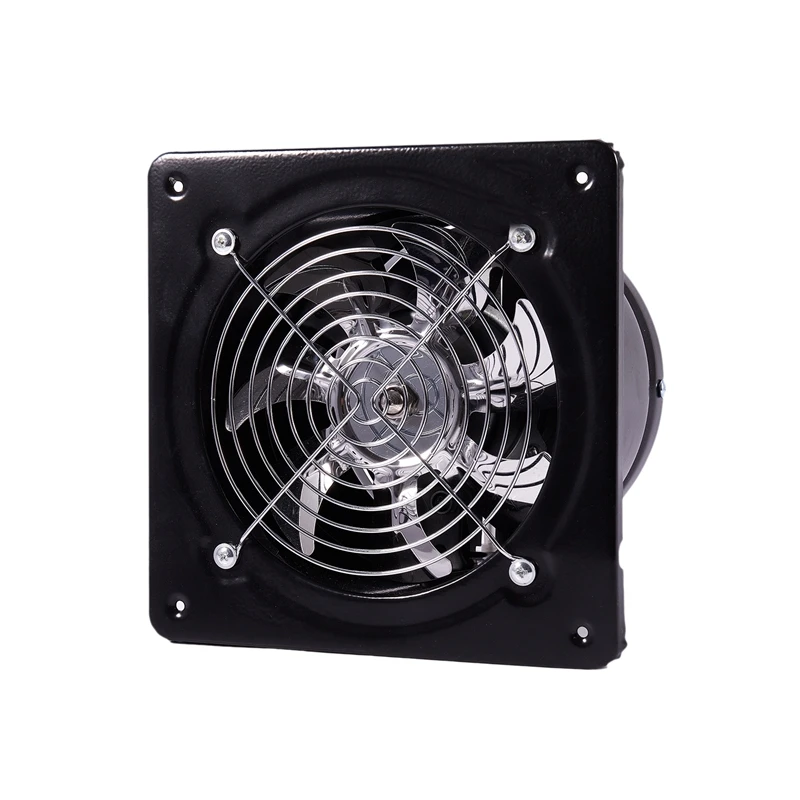ABGR-220V Exhaust Fan 6 Inch Ventilation Exhaust Fan Hanging Wall Mounted Low Noise Home Bathroom Kitchen Smoke Exhaust Fan Air
