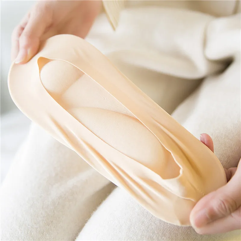 1Pair Foot Socks Arch Support Soft Foot Massage Health Care Adjuster Orthopedic Care Sole Pads Non-slip Foot Care Tool