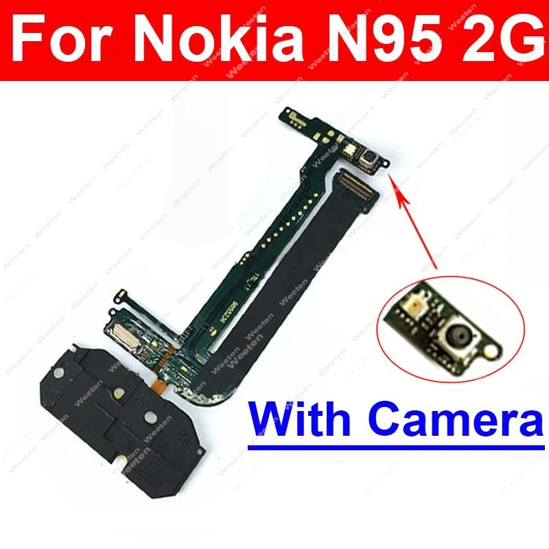 Złącze ekranu LCD Flex Cable Board dla Nokia N95 8GB klawiatura PCB płaska przednia kamera Flex Ribbon dla Nokia N95 części zamienne