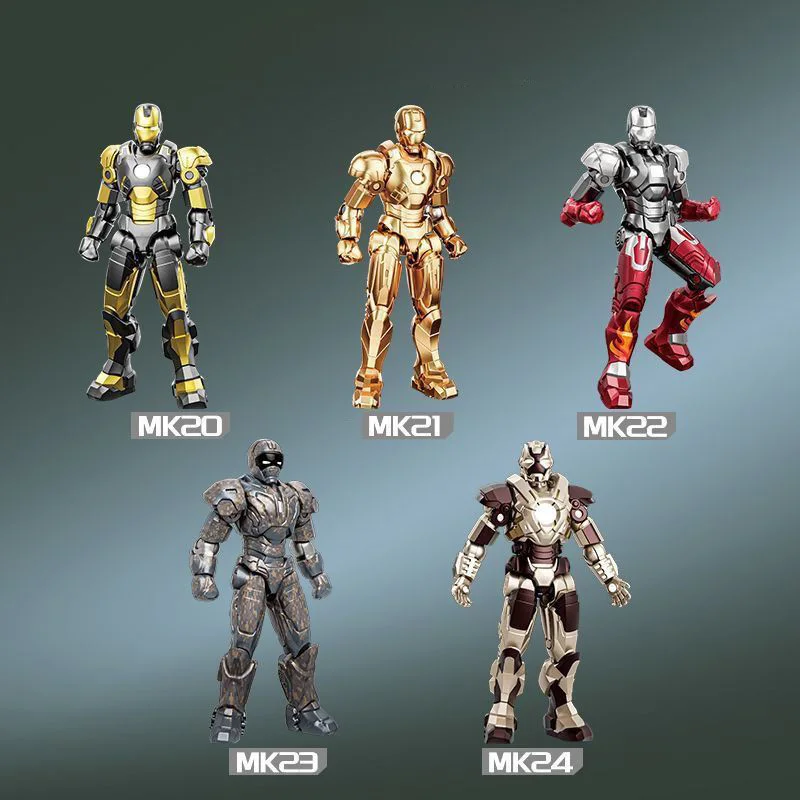 Building Blocks, Marvel Infinity Legends, Iron Man 7CM, Assembling Doll, Boy Educational Toys, Avengers Toys, Kids Toys