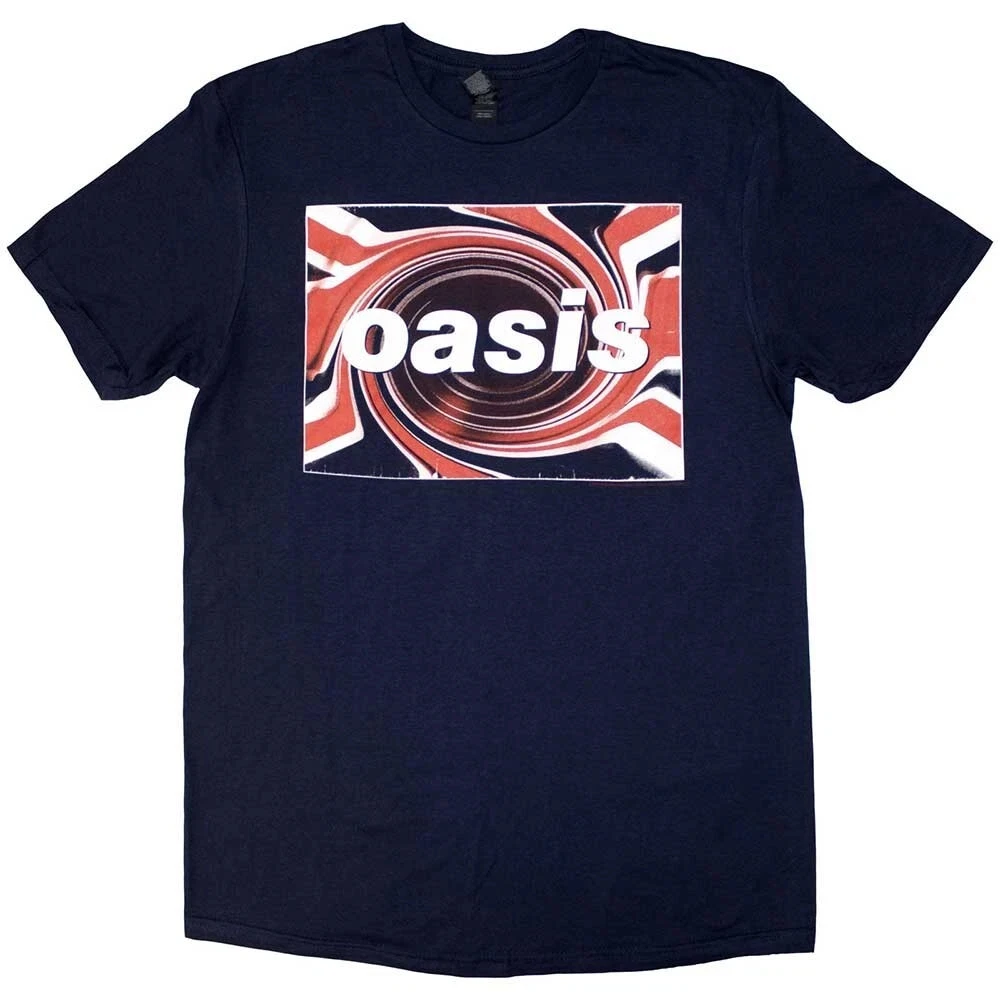 

2026 Rare Oasis Union Jack Offical T-Shirt High-end Luxury Is for Both Men and Women Top Y2k