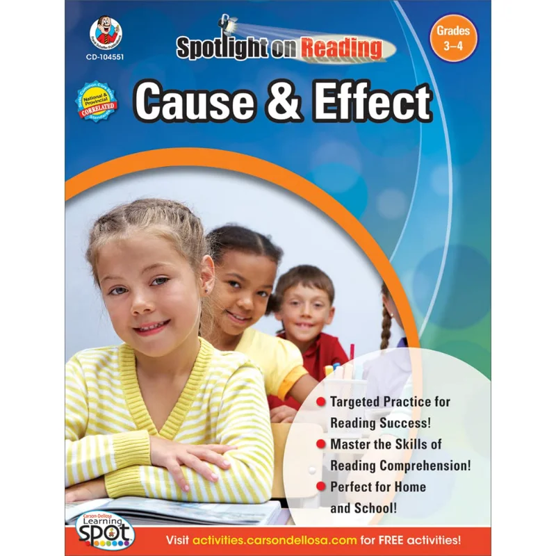 

Прожектор для чтения с эффектом причины, класс 3, 4, Дарсон Далоза Карсон Делоза Образование 9781609964849 Книга