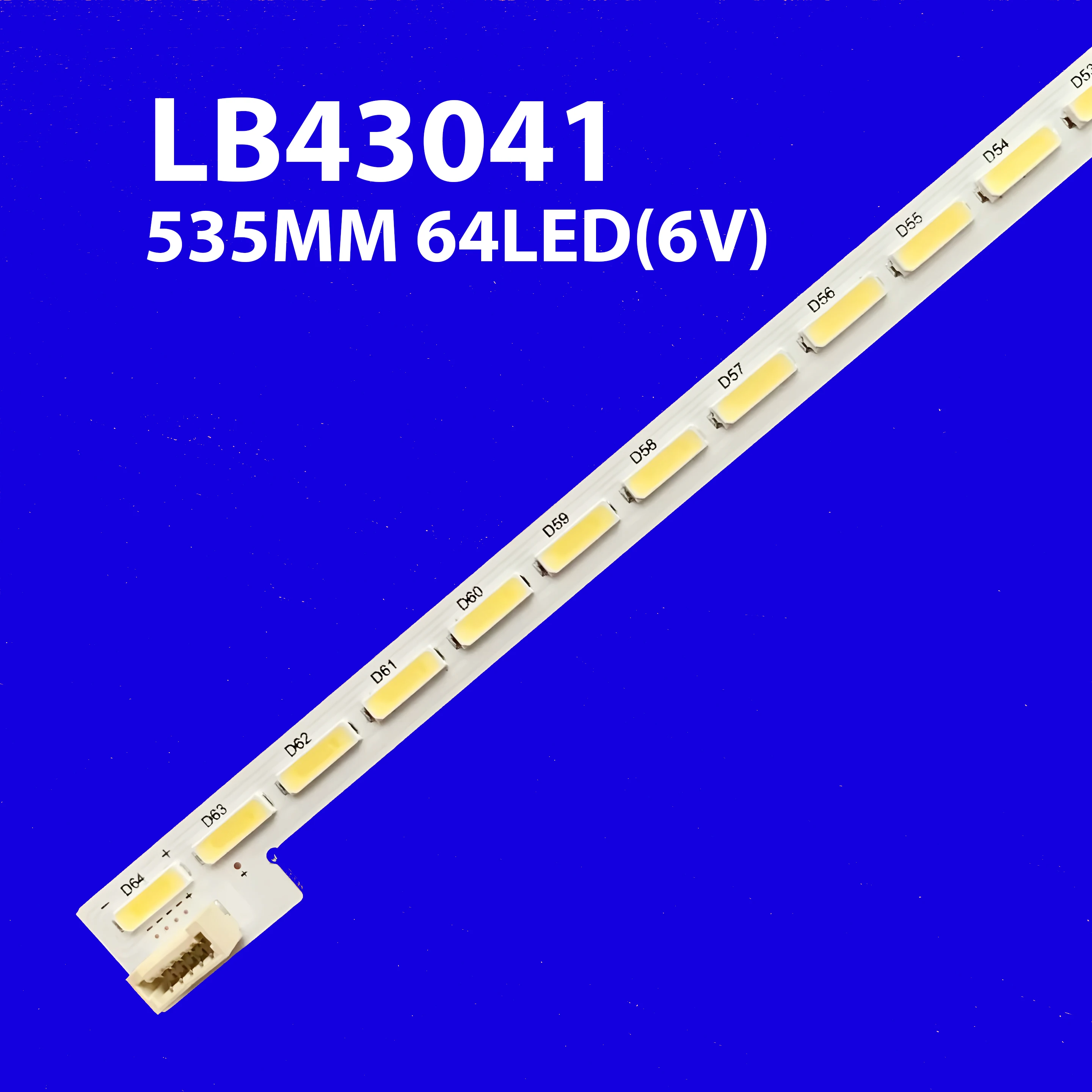 

НОВЫЙ 1 шт. 64LED 535MM светодиодная лента для подсветки для LB43041 LB42040 P430HVN01.1