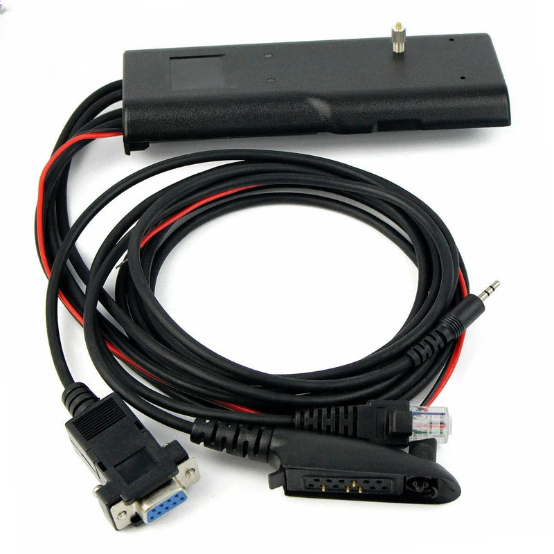 Cable de programación 4 en 1 para funciones de Radio, compatible con Motorola GP88S, GP328, GP300, GM300, GP88S, CP040, GP338, GP360, GP380,