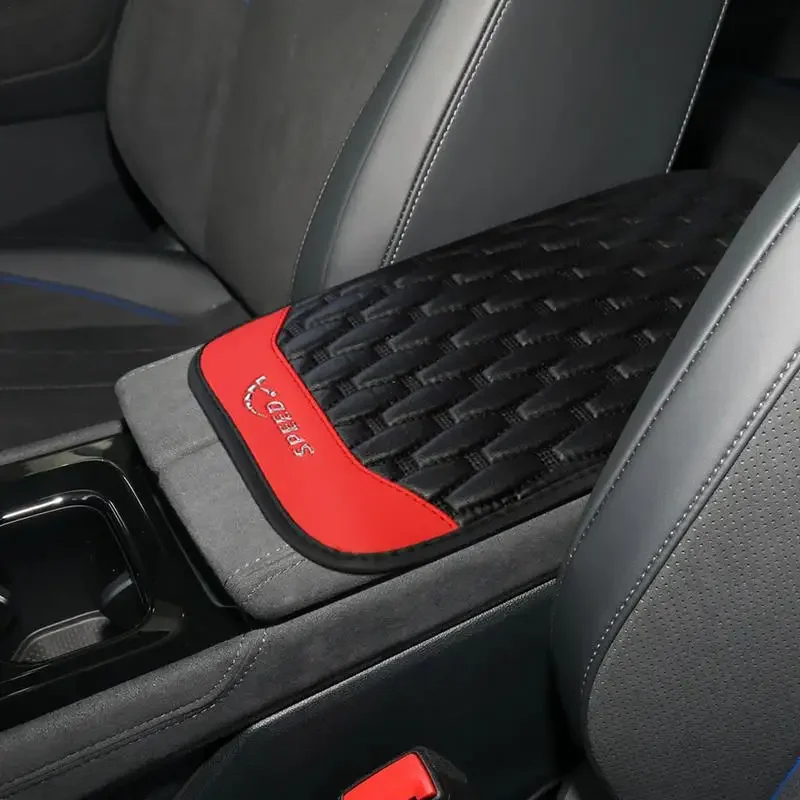 Car Armrest Cushion Automotive Center Console Cover Elbow Comfort Booster Mat Car Interior Accessories Anti-Scratch & Non-slip