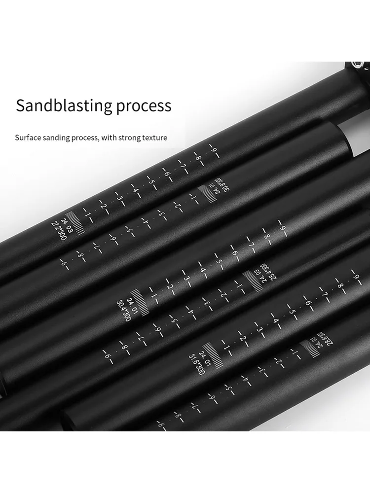 AliExpress TOOPRE 27.2mm Seatpost Aluminum Alloy Seatpost 3D Forging Molding 6061 Aluminum Alloy Engraved Clear Scale Adjustable Bike Seatpost