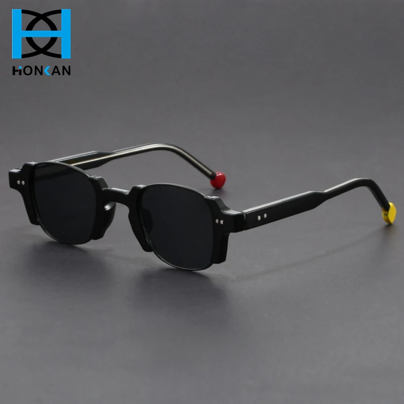 Retro Square Sunglasses for Men Frame Punk Polygonal Women's Sun Glasses Outdoor High Quality Travel Glasses UV400 Protection