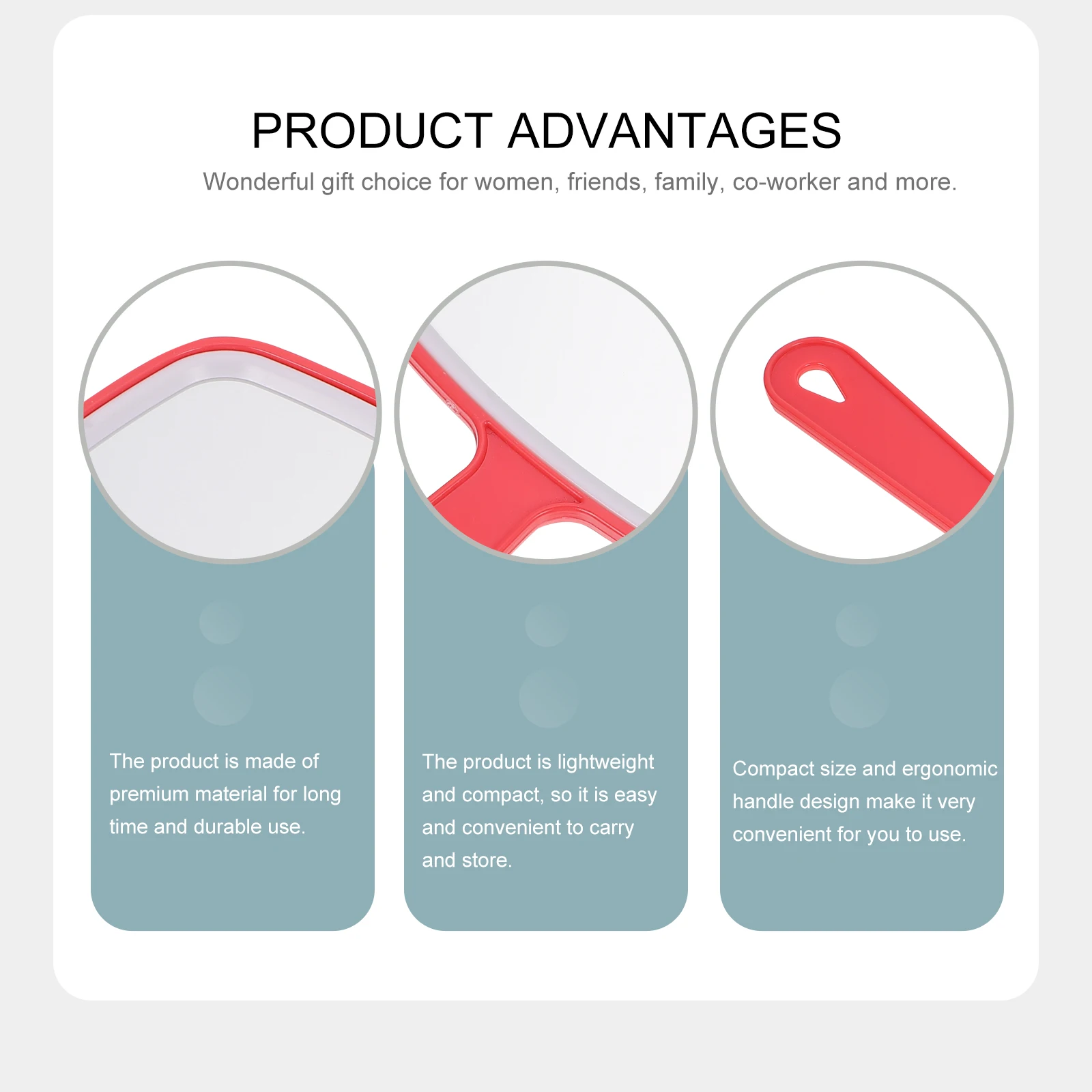 

2Pcs Portable Makeup Handheld Mirrors Durable Lightweight Travel Women Vanity Tool Makeup Mirror Handheld Mirror