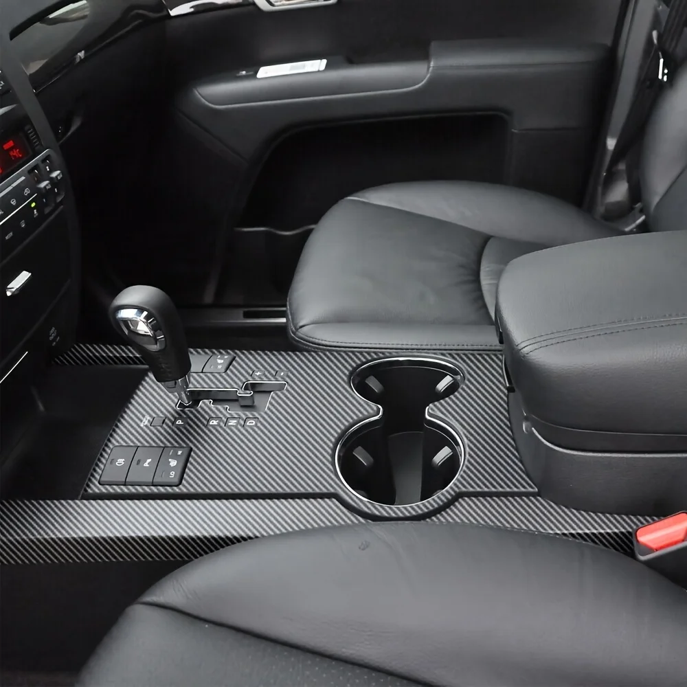 

Car-Styling Carbon Fiber Car Interior Center Console Color Change Molding Sticker Decals For KIA Mohave Borrego 2008-2015