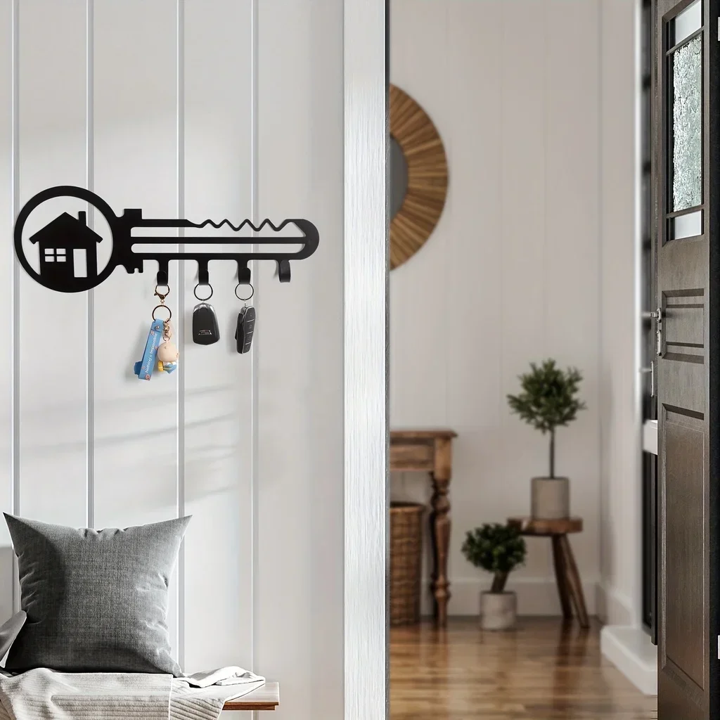 

CIFBUY Decoration Key House Design Wall Rack Wall Mounted Holder Hook Hanging Organizer Hanger Rack Organizer Storage Rack Keyc