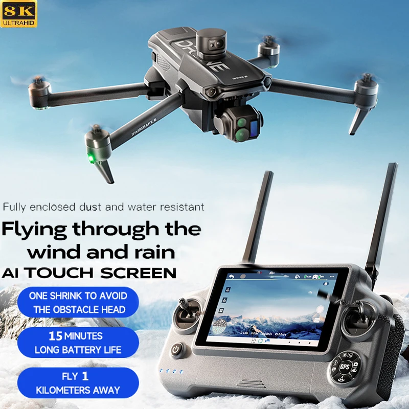 Wing 6 Drone 3-Axis Gimbal 8K  - Drone Gimbal 3 Axis recension och pris