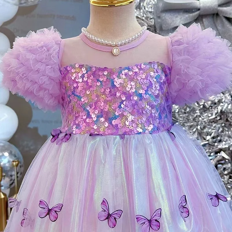 2024 New Girls Dresses For Kids Girl Princess Dress Clothes Children Birthday Christmas Party Clothing Evening Party Kids 3-7T