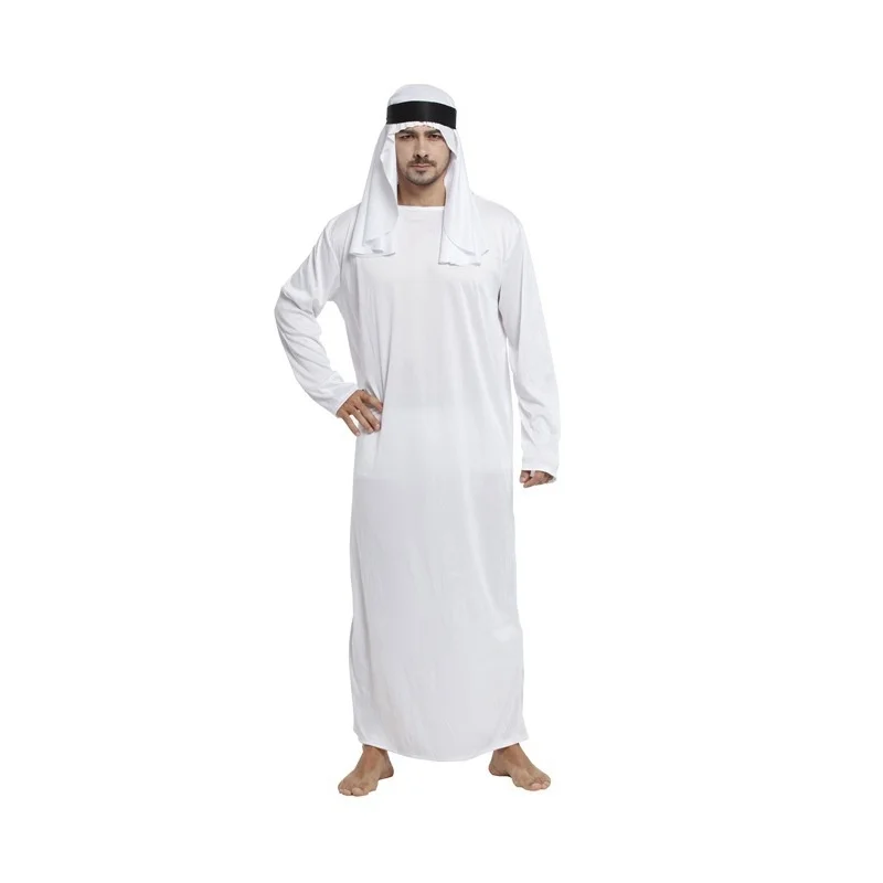 Costume de spectacle d'halloween du chef arabe, vêtements de dubaï pour hommes et adultes, tenue de scène ethnique, fabricant chinois