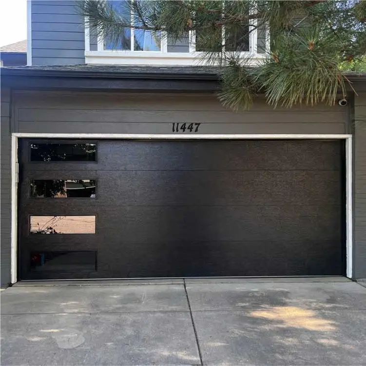 Custom Garage Door Supplier ized Modern Design Electric Glass Garage Door Automatic Sectional Roll Up Aluminum