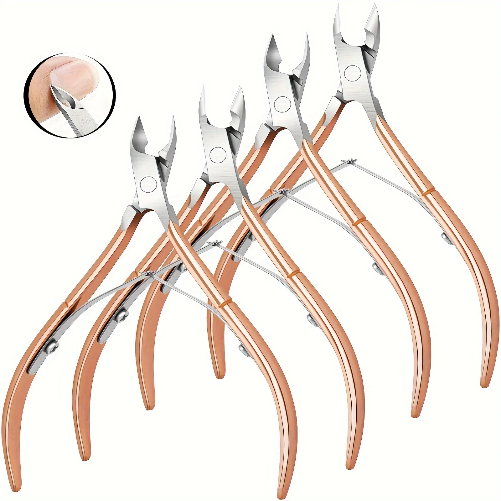 Colorful Scissor Nail Cuticle Nipper Clipper Tool