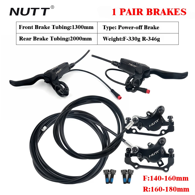 NUTT A5-D Electric Scooter Hydraulic Brake For Zero 10X Mini KUGOO G1 Booster ES3 Dualtron Ultra Speedway E-Scooter