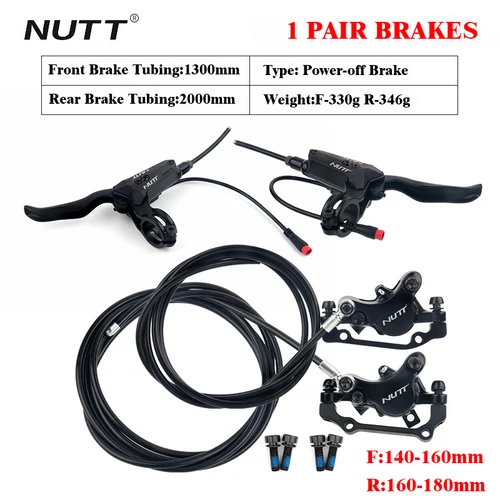 Freno hidráulico de patinete eléctrico NUTT A5-D para Zero 10X Mini KUGOO G1 Booster ES3 Dualtron Ultra Speedway E-Scooter