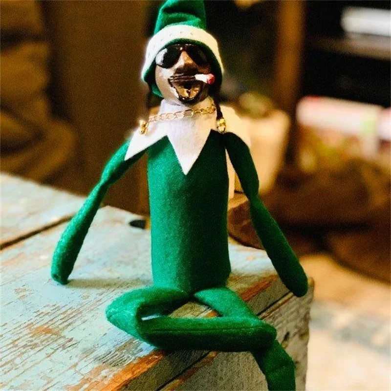 Snoop On A Stoop Christmas Elf Doll Home Decorations Decorations Elf On The Shelf Spy On A Bent Christmas Gift New Year