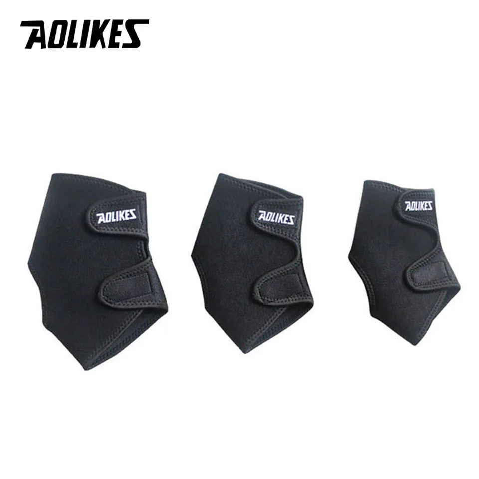 AOLIKES 1 Pair Compression Ankle Support Breathable Ankle Brace Wrap Stabilizer for Running Basketball Volleyball Sports