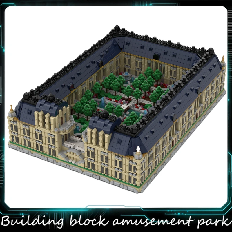 

10673 деталей, серия MOC «Средневековая архитектура», микромодульный палаточный комплекс, конструктор, модель для сборки, детская игрушка, подарок на праздник