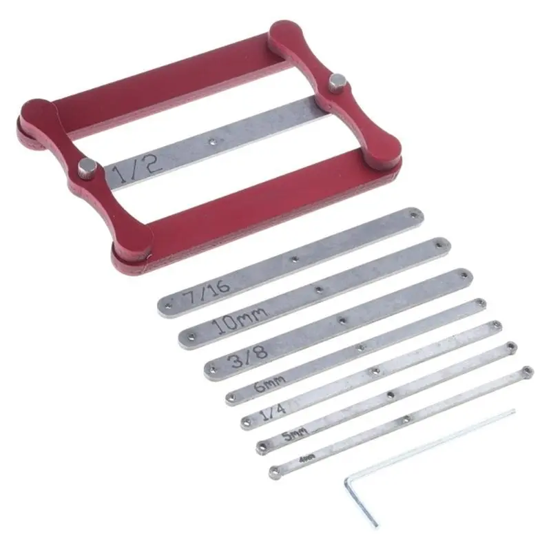 TKOH-Woodworking For Accurate Hole Location Stainless Steel Center Gauge Marking Tool With Multiple Specifications