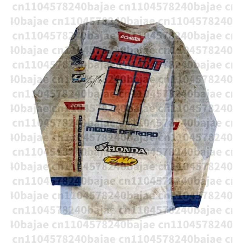 

Men's Summer Honda Racing T-shirt Motorcycle Biker Short Sleeve Jersey Lightweight Breathable Sportswear For Outdoor Riding