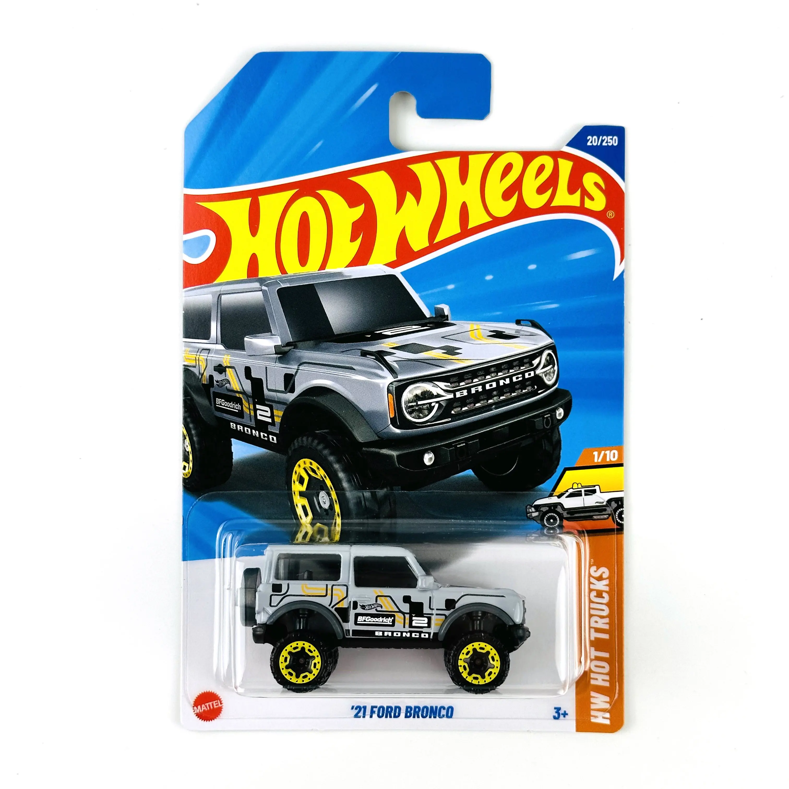 

2025-20 Hot Wheels Cars 2025A 21 FORD BRONCO 1/64 Металлическая литая модель игрушечного транспортного средства