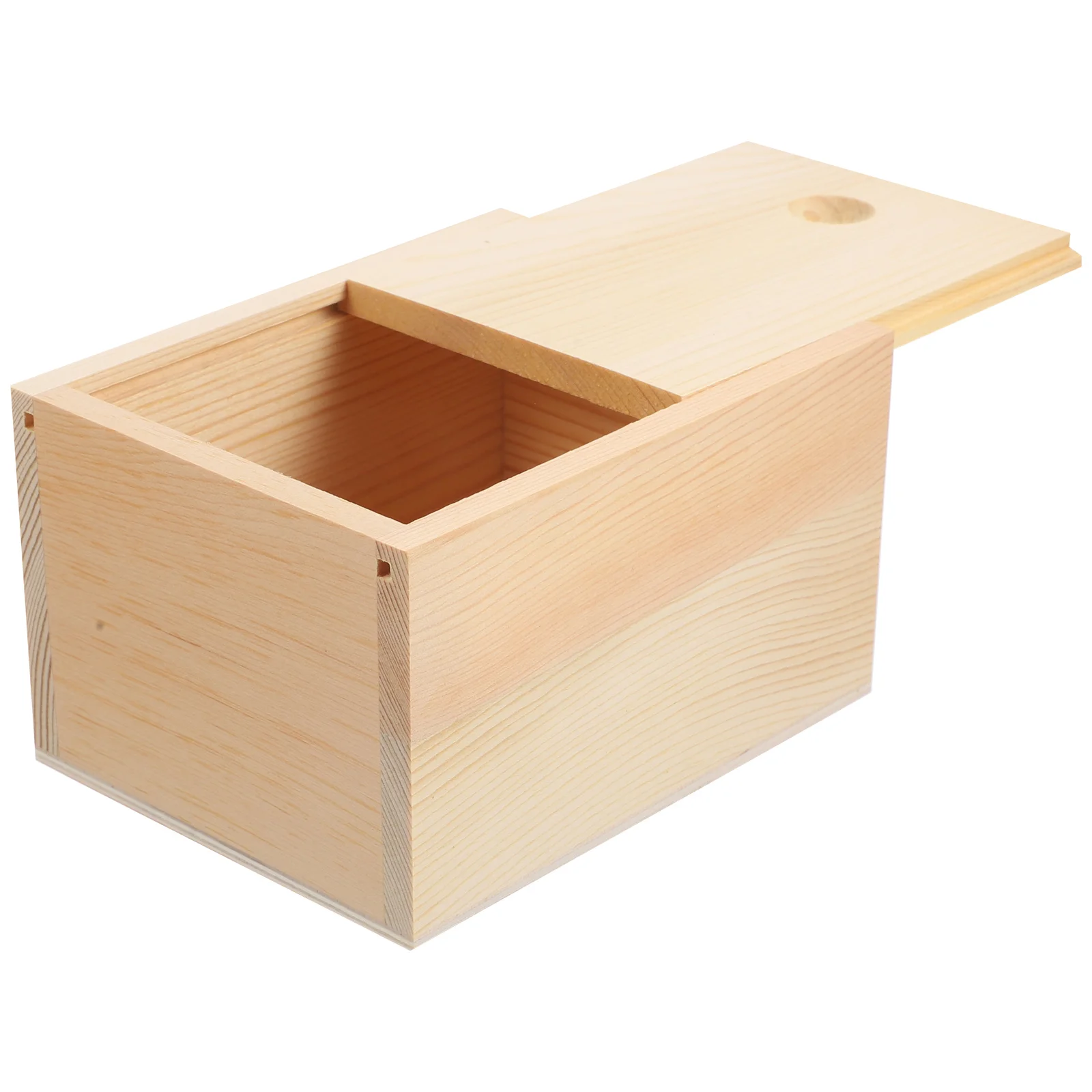 

Retro Wooden Jewelry Slide Lid Large Capacity ganizer Home Decorative Box for Earrings Pendants Rings Trinket Sundries Box