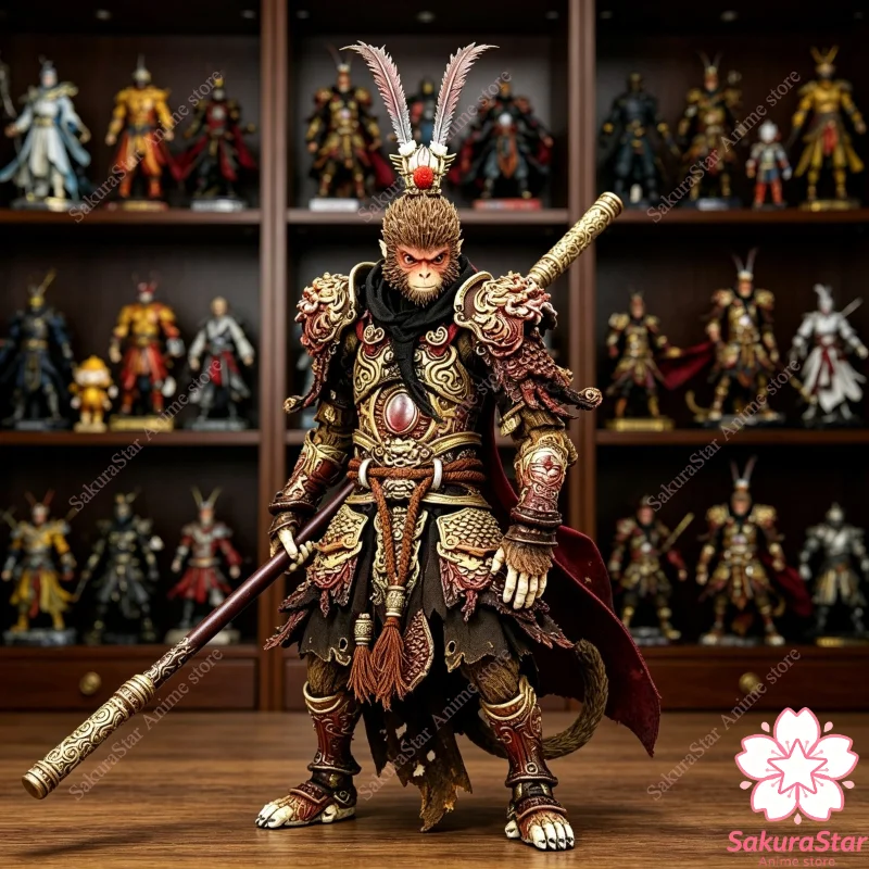 

【In Stock】Angry Toys 1/12 18cm Sun Wukong Monkey King Collectible Soldier Action Figure Model Toy